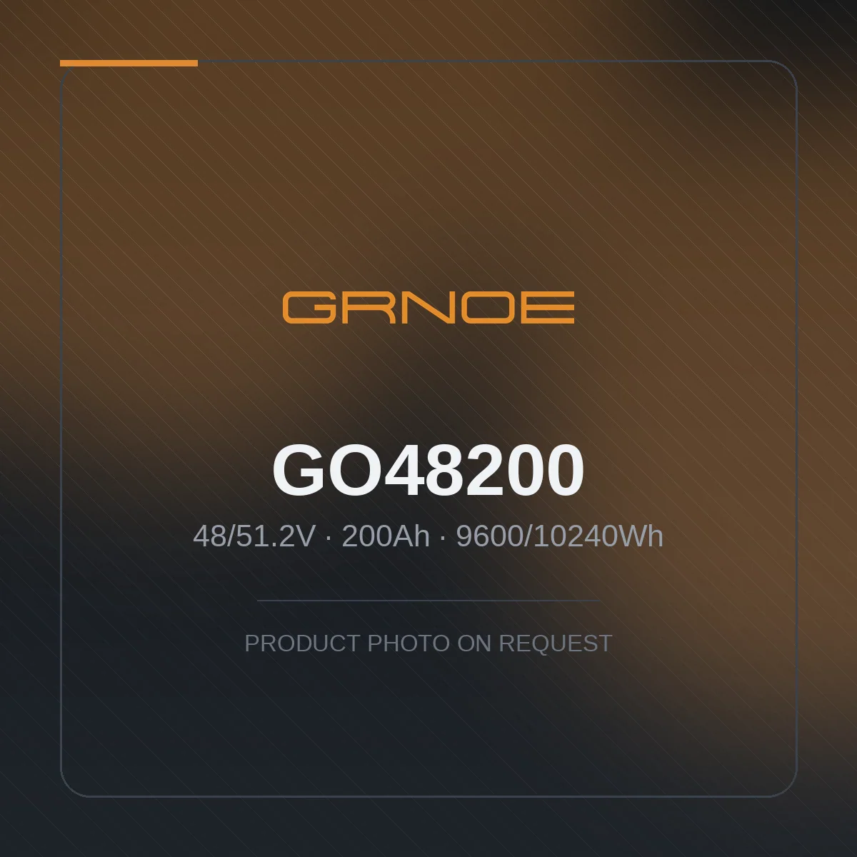 Стоечная система хранения энергии GO48200 · 10 кВт·ч