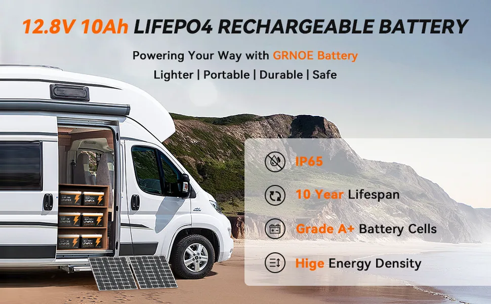 12V 10Ah LiFePO4 Battery — LFP10-12-MINI