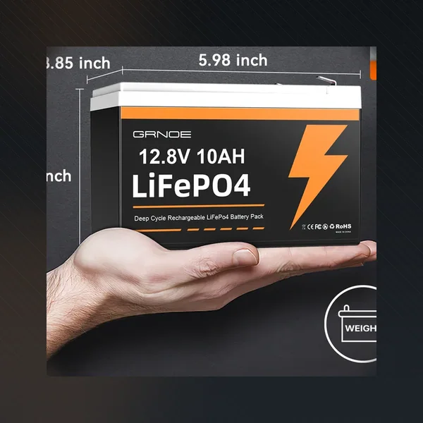 12V 10Ah LiFePO4 Battery — LFP10-12-MINI