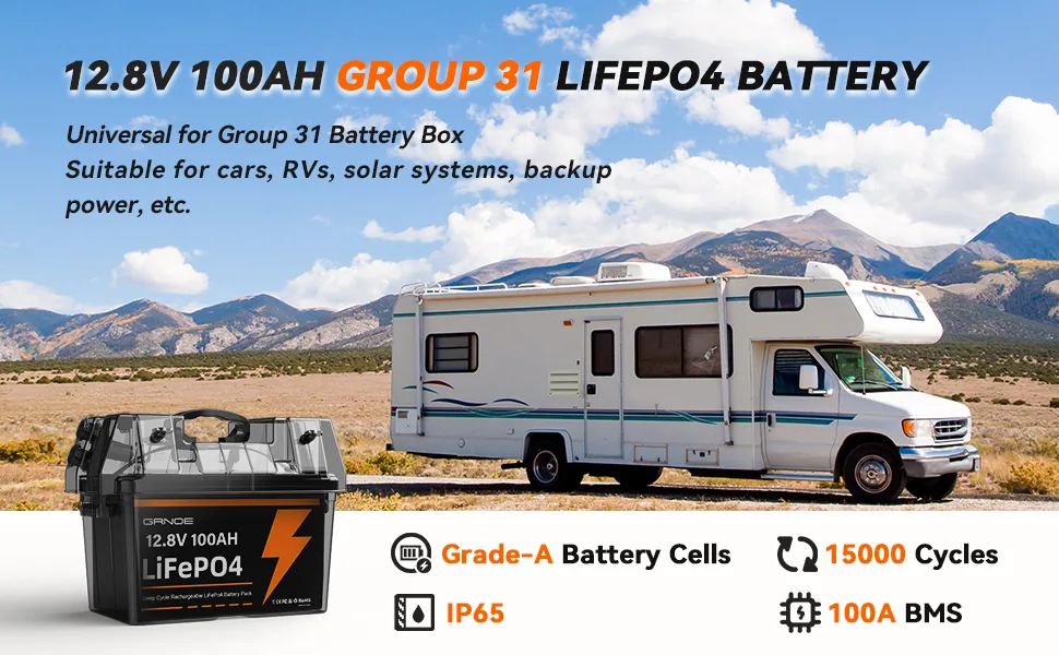Аккумулятор LiFePO4 12 В 100 А·ч — LFP100-12 G31