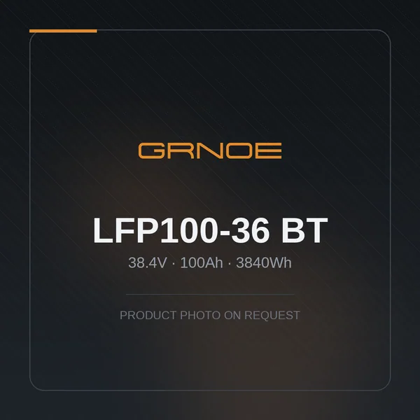 38.4V 100Ah LiFePO4 Battery — LFP100-36 BT