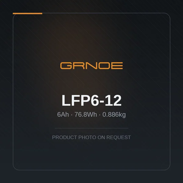 12V 6Ah LiFePO4 Battery — LFP6-12