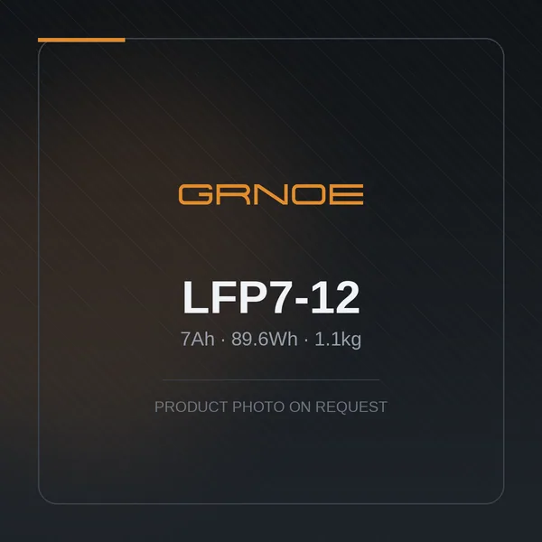 12V 7Ah LiFePO4 Battery — LFP7-12